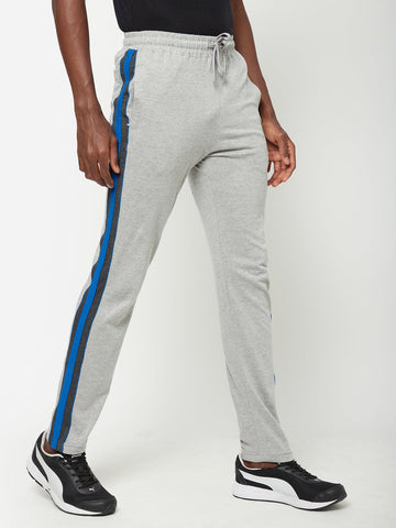 Sporto Men's Jersey Knit Grey Melange Track pant