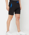Sporto Men's Solid Lounge Shorts - Blue