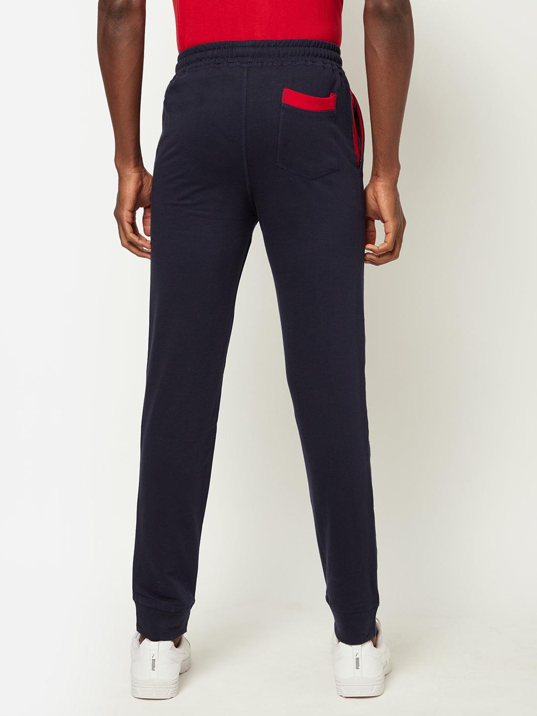 Sporto Men's Terry knit Navy Joggers