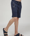 Sporto Men's Cotton Bermuda Shorts - Mood Indigo