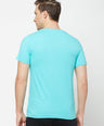 Sporto Men's Slim fit V Neck T-Shirt - Ocean Weave