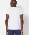 Sporto Men's Round Neck Cotton Tee - Pure White