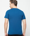 Sporto Men's Slim fit V Neck T-Shirt - Denim Navy