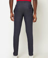 Sporto Men's Double Knit Black Denim Track Pants
