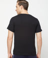 Sporto Men's Slim fit V Neck T-Shirt - Black