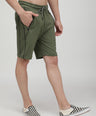 Sporto Men's Cotton Bermuda Shorts - Bronze Green
