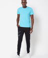 Sporto Men's Round Neck Cotton Rich, Solid Colour T-shirt Pack of 2