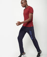 Sporto Men's Navy Printed Track Pant