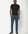 Sporto Men's Blue Melange Terry knit Track pant