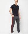 Sporto Men's Round Neck Solid Cotton Tee - Black
