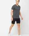 Sporto Men's Solid Lounge Shorts - Blue