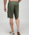 Sporto Men's Cotton Bermuda Shorts - Bronze Green