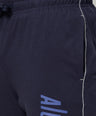 Sporto Men's Navy Printed Track Pant