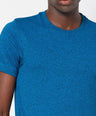 Sporto Men's Round Neck Cotton Rich, Solid Colour T-shirt Pack of 2