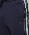 Men's Cotton Rich Solid T-Shirt/ Track Pant Sets-2PC
