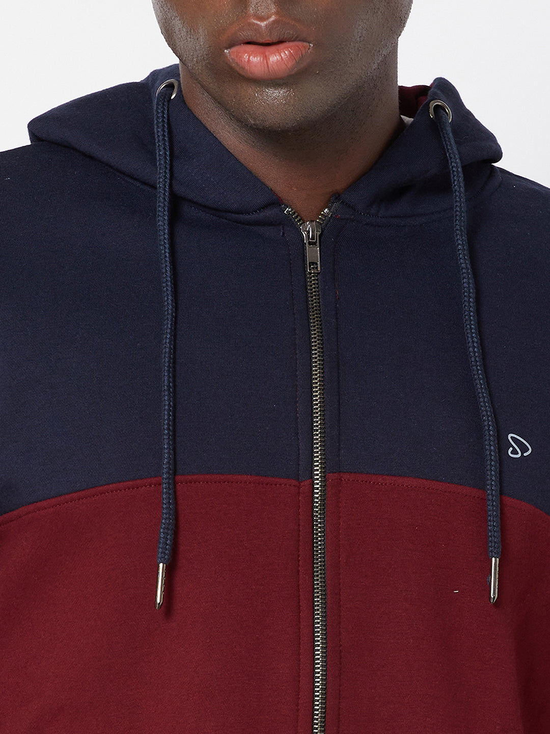 Sporto Men's Zippered Hoodie Jacket - Navy