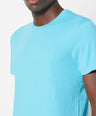 Sporto Men's Round Neck Fluid Tee - Ocean Weave