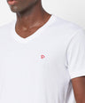 Sporto Men's V Neck T-Shirt - Pack of 2 [Black & White]