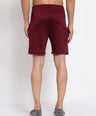 Sporto Men's Solid Lounge Shorts - Burgundy