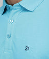 Sporto Men's Polo T-shirt Pack of 2 -[Blue & Island Paradise]