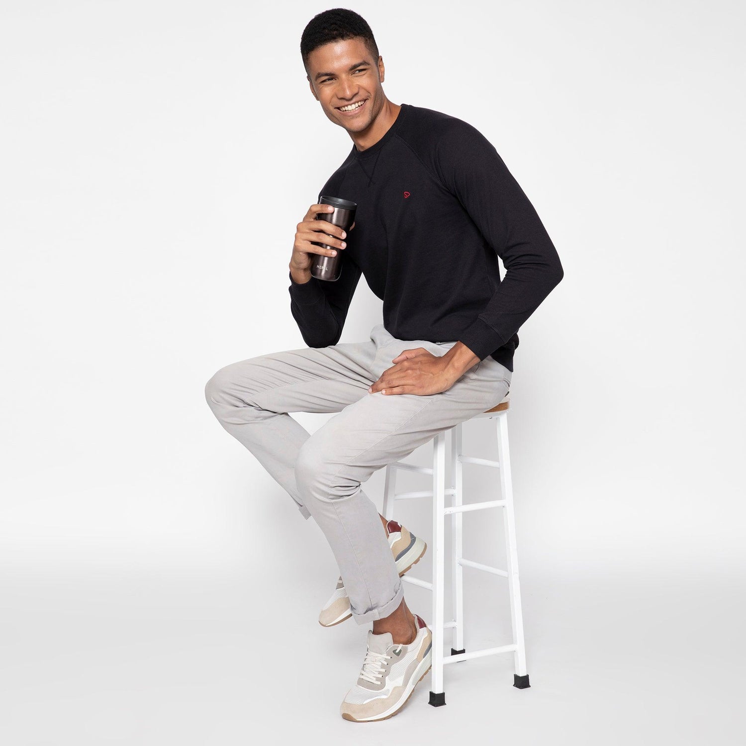 Sporto Men's Solid Sweatshirts