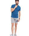 Sporto Men's Spiderman lounge Shorts - Grey Melange