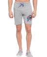 Sporto Men's Spiderman lounge Shorts - Grey Melange