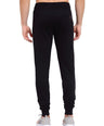 Sporto Men's Black Joggers of Fleece Terry Fabric