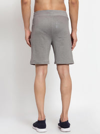 Sporto Men's Cotton Lounge Shorts - Mid Grey