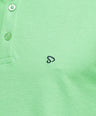 Sporto Men's Solid Polo T-Shirt -Tender Green