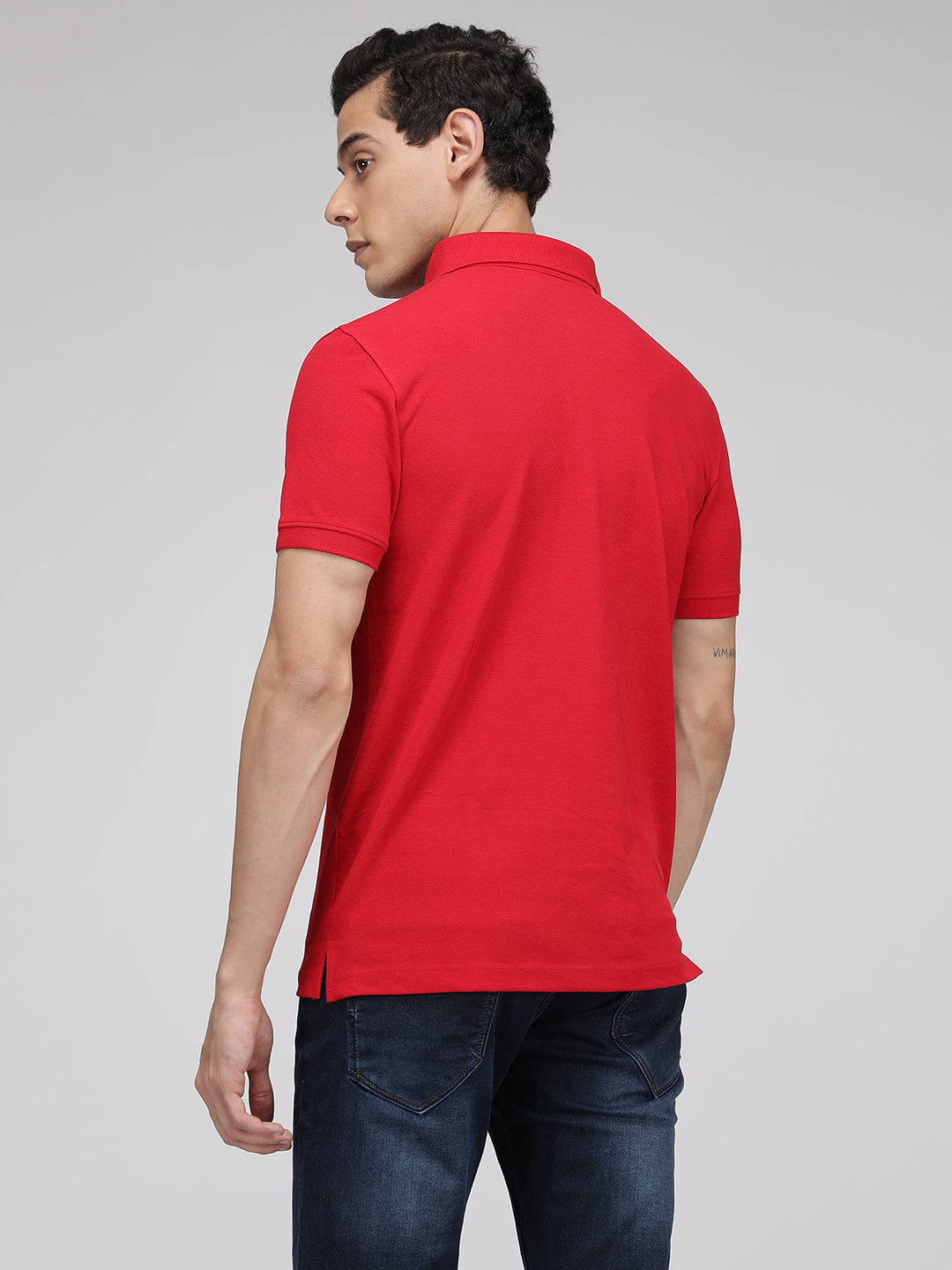 Men's Cotton Rich Solid T-Shirt/ Track Pant Sets-2PC