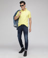Sporto Men's Solid Polo T-Shirt - Yellow