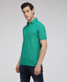 Sporto Men's Solid Polo T-Shirt - Green
