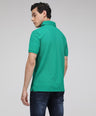 Sporto Men's Solid Polo T-Shirt - Green