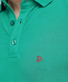 Sporto Men's Solid Polo T-Shirt - Green