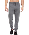 Sporto Anthra Melange Fleece Terry Joggers for Men