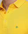 Sporto Men's Solid Polo T-Shirt Gd Yellow