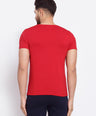 Sporto Men's Spider man Printed Half Sleeve T-Shirt - Red