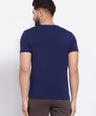 Sporto Men's Iron man Printed T-Shirt - Navy