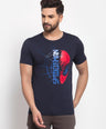 Sporto Men's Spider man Print T-Shirt - Navy