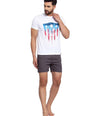 Sporto Men's Solid Boxer Shorts with Zipper - Charcoal