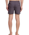 Sporto Men's Solid Boxer Shorts with Zipper - Charcoal