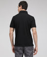 Sporto Men's Solid Polo T-Shirt - Black