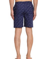 Sporto Men's Printed Boxer Shorts with Zipper - Navy Blue