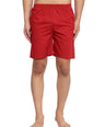 Sporto Men's Printed Boxer Shorts with Zipper - Red