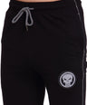 Sporto Black Marvel Superhero Track Pant for Men