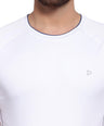 Sporto Men's Athletic Jersey Quick Dry T-Shirt - White