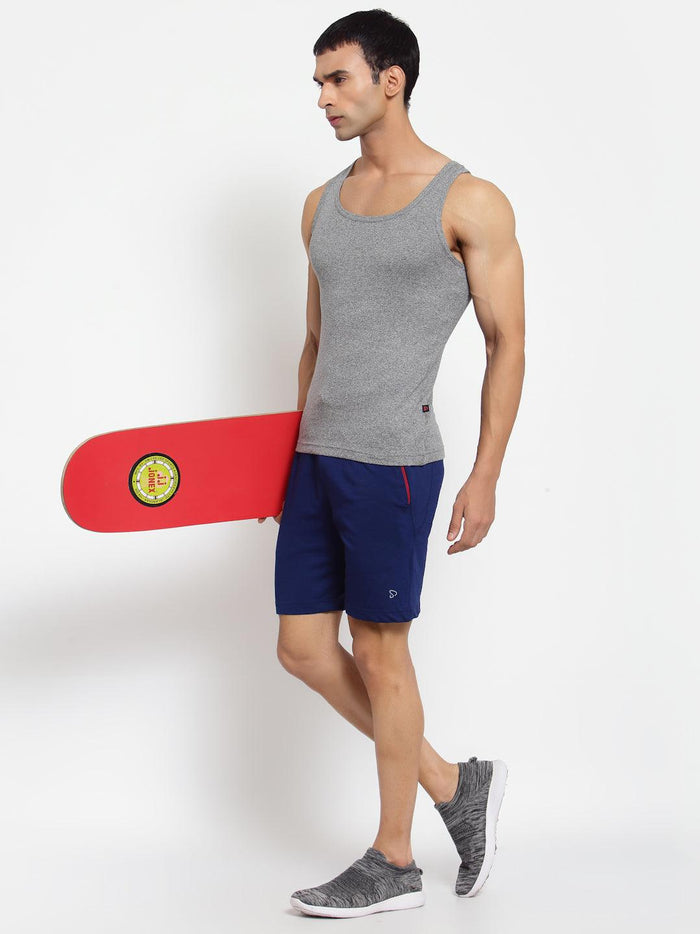 Sporto Men's Solid Lounge Shorts - Insignia Blue