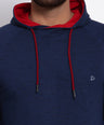 Sporto Men's Hoodie Sweatshirt Blue/Black Inj.