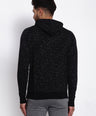 Sporto Men's Hoodie Sweatshirt Black /White Inj.